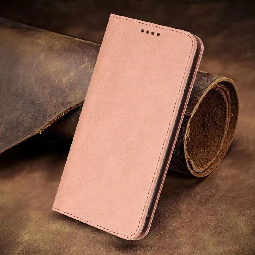 Простой Элегантный Кожаный чехол-книжка с отделением для карт Moto G85 G82 G73 G72 G71S G71 G64