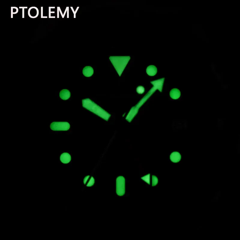 Мужские автоматические механические часы PTOLEMY NH34 цвет в ассортименте