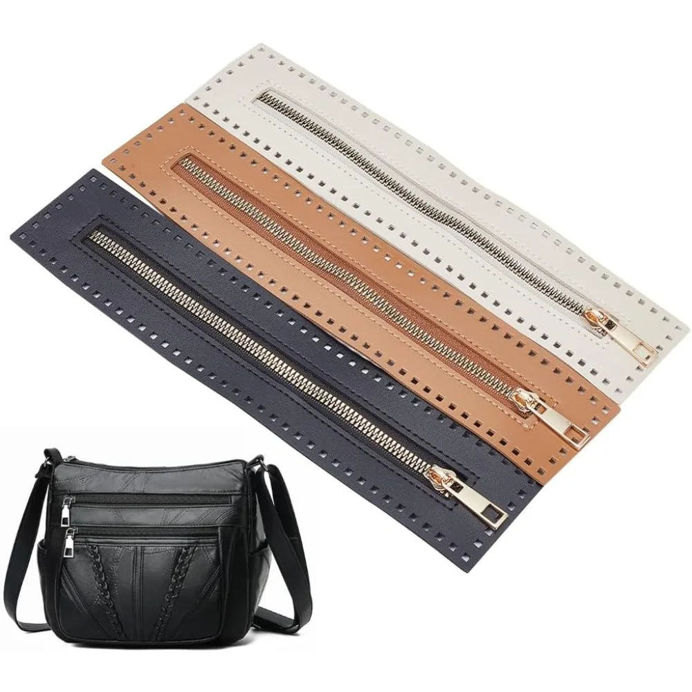 Искусственная кожа Molnia для шитья металлическая разделительная длиной 27 см сумок