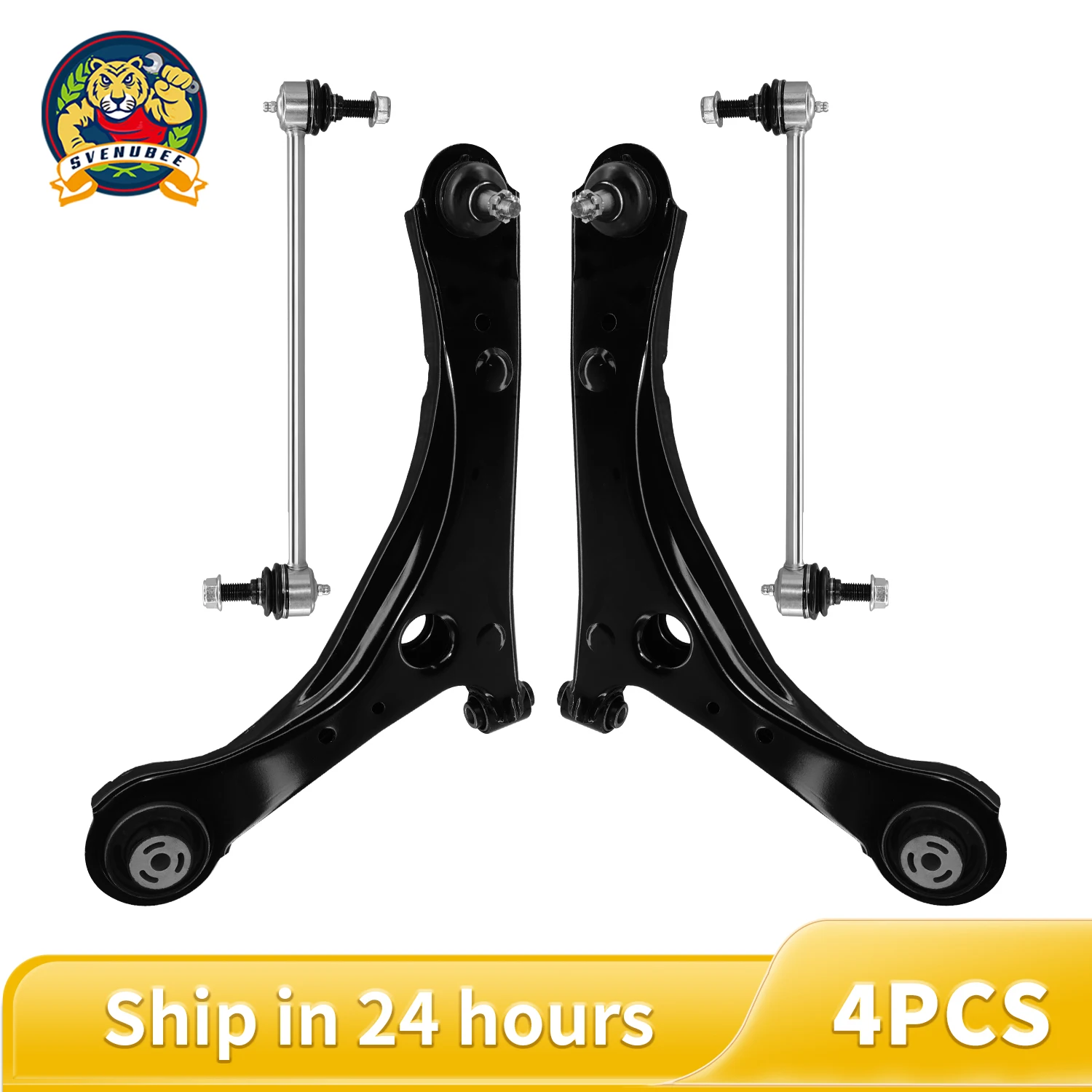 Фото Комплект передних нижних рычагов подвески Svenubee для Chrysler Town Country, Dodge Grand Caravan, Ram Cargo, VW Routan 2008-2020 №1
