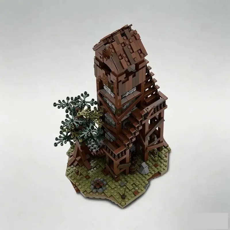 Конструктор «Средневековая патрульная башня» (1339 деталей), модель MOC, развивающая игрушка, подарок на день рождения, коллекционный предмет для демонстрации (art.: 3920dbfe2dc3f) - 3920dbfe2dc3f