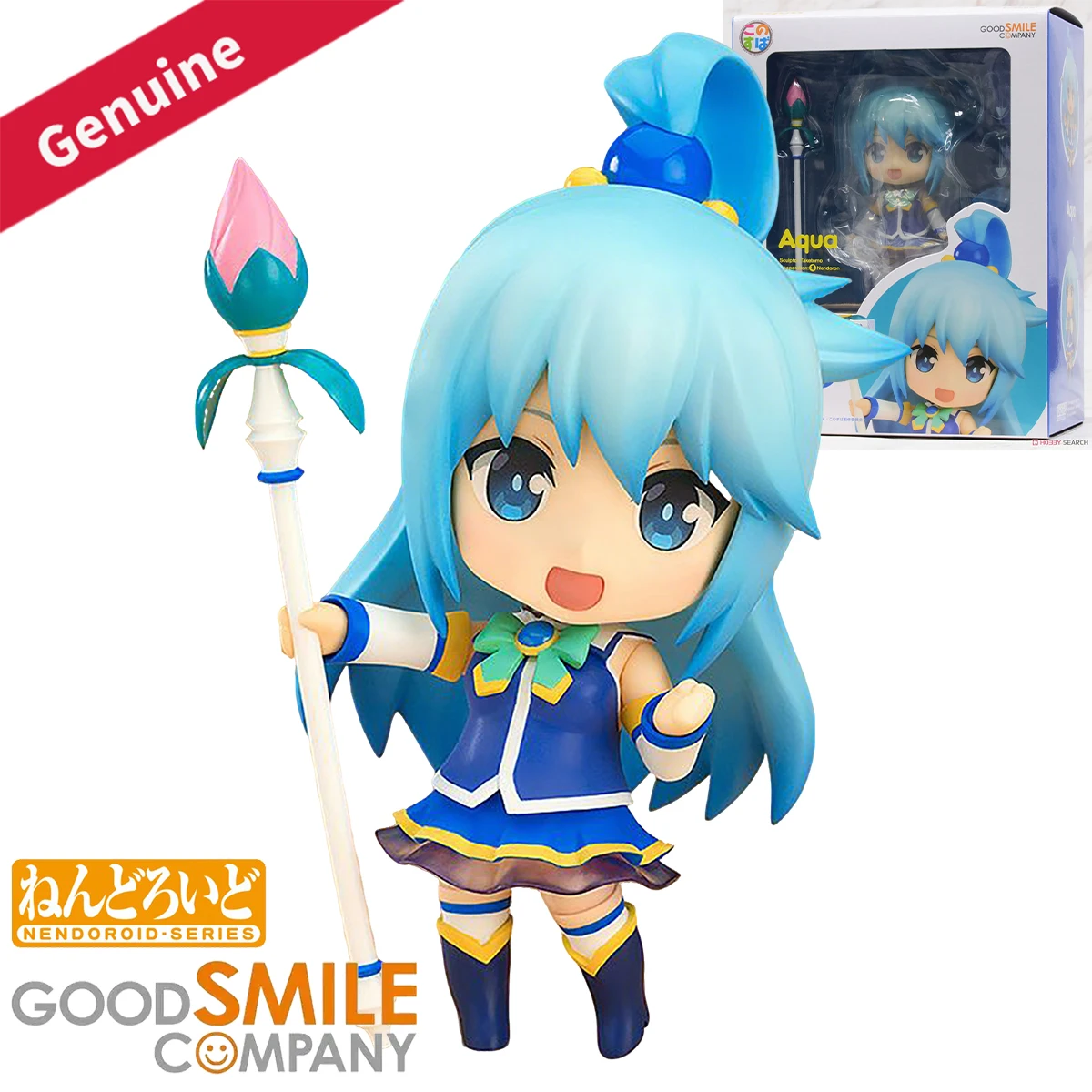 Фото Оригинальные фигурки Good Smile Company Nendoroid # 630 Kono Subarashii Sekai Ni Shukufuku O! Фигурка персонажа AquaAnime №1
