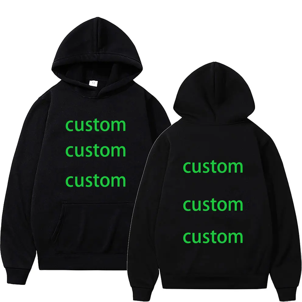 Custom Hoodie Customization All Sorts of Things Rapper and Anime Manga Hoodies Men Hip Hop Sweatshirt