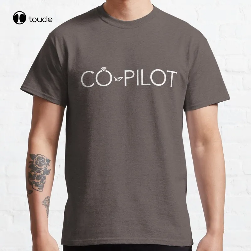 

New Co Pilot Wife Airplane Aviation Shirt - Men Women T-Shirt Classic T-Shirt Cotton Tee Shirt S-5XL Unisex