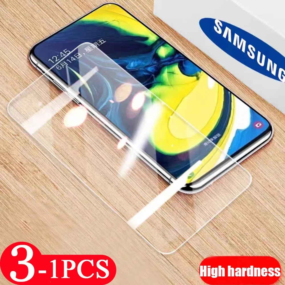 3/2/1 шт. Защитная пленка для Samsung Galaxy A60 A50 A40 A30 A01 A02 A03 закаленное стекло A02s A03s A70s A50s A40s A30s A90 A80 A70