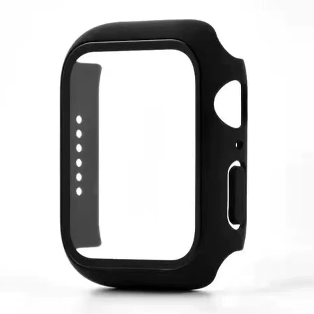 

Защитный чехол подходит для Apple Watch pc закаленная пленка встроенный жесткий чехол Защита на 360 ° пылезащитный чехол с полным покрытием