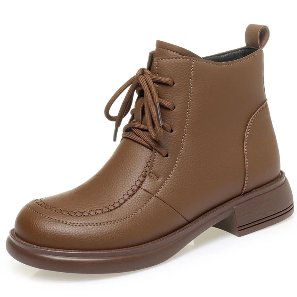 Y.Choice женские ботильоны теплые зимние сапоги с добавлением меха и шерсти