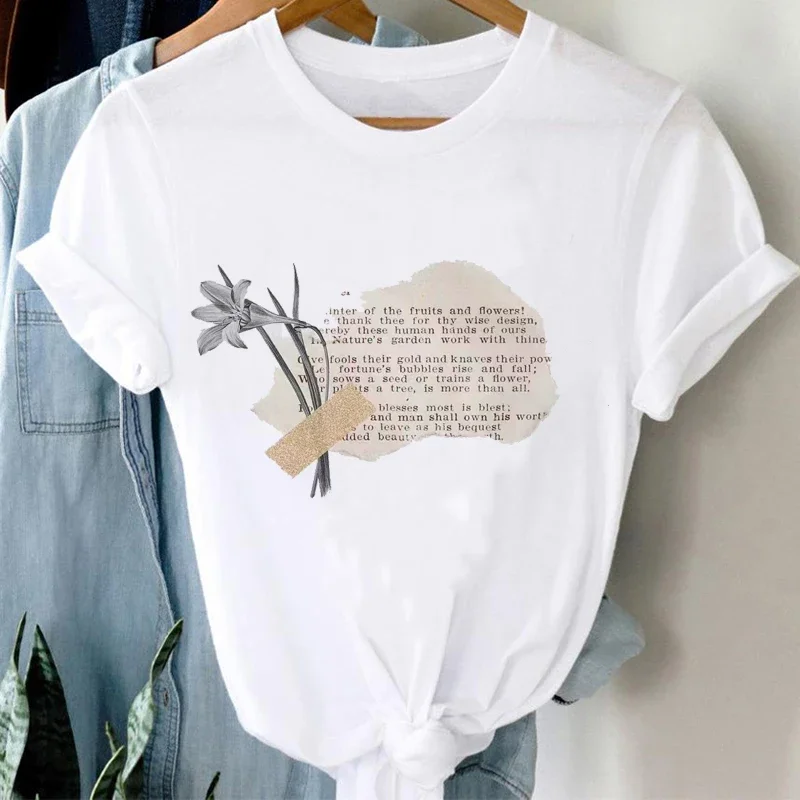 

Футболка женская с коротким рукавом, в стиле ретро