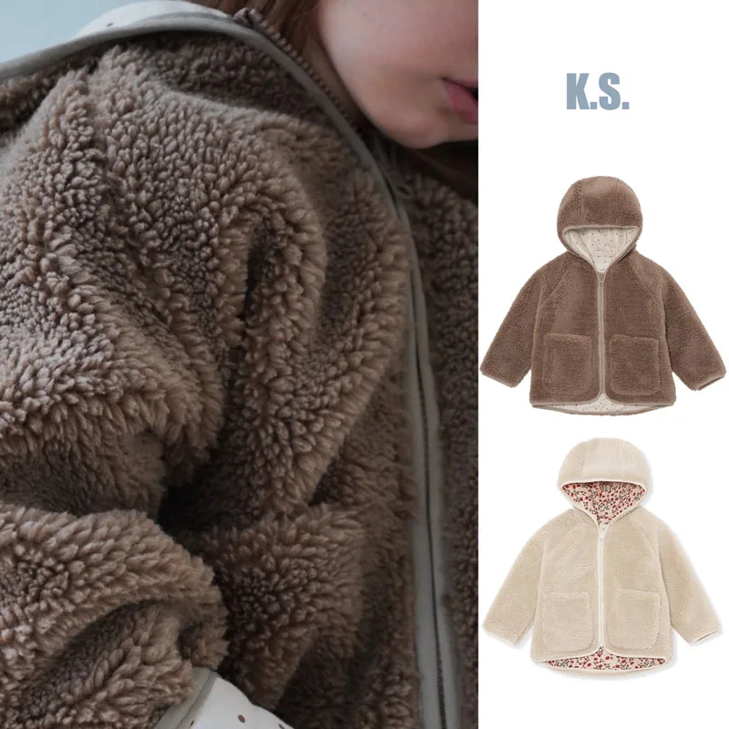 

Per-sale (Ship In September) 2022 KS Autumn Baby Girls Jackets Hooded Zip Coats Baby Boy Winter Clothes Kids Boutique Clothes