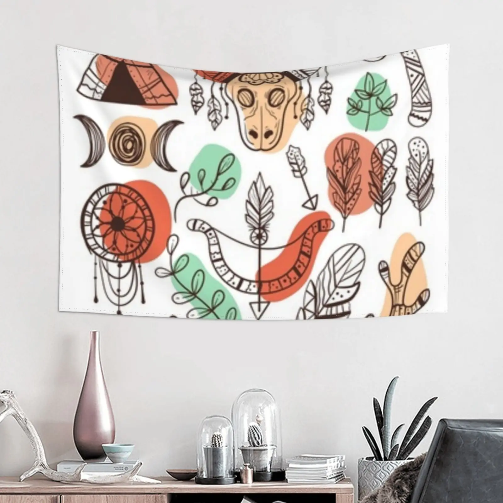 

60 inch x 40 inch Bohemian Tapestry Living Room Decoration Room Divider