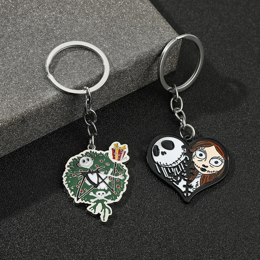 Брелок Disney Кошмар перед Рождеством из фильма Джек Скеллингтон Салли брелок для