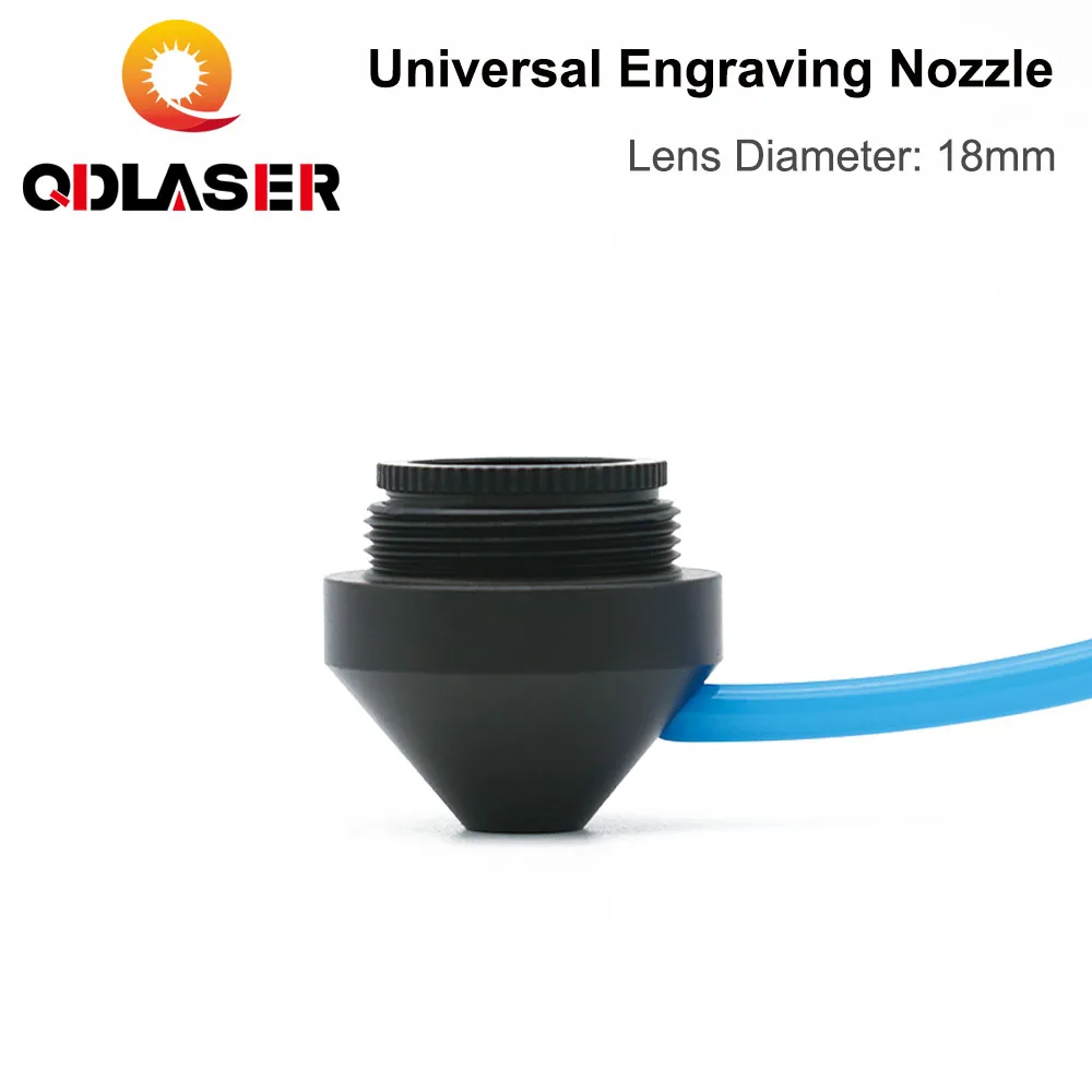 

QDLASER Air Nozzle Compound Universal Engraving Nozzle for Laser Head at CO2 Laser Cutting Machine