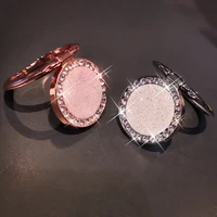luxury epoxy glitter ring drill holder phone holder stand grip universal mount phone back sticker pad bracket rotatable stands