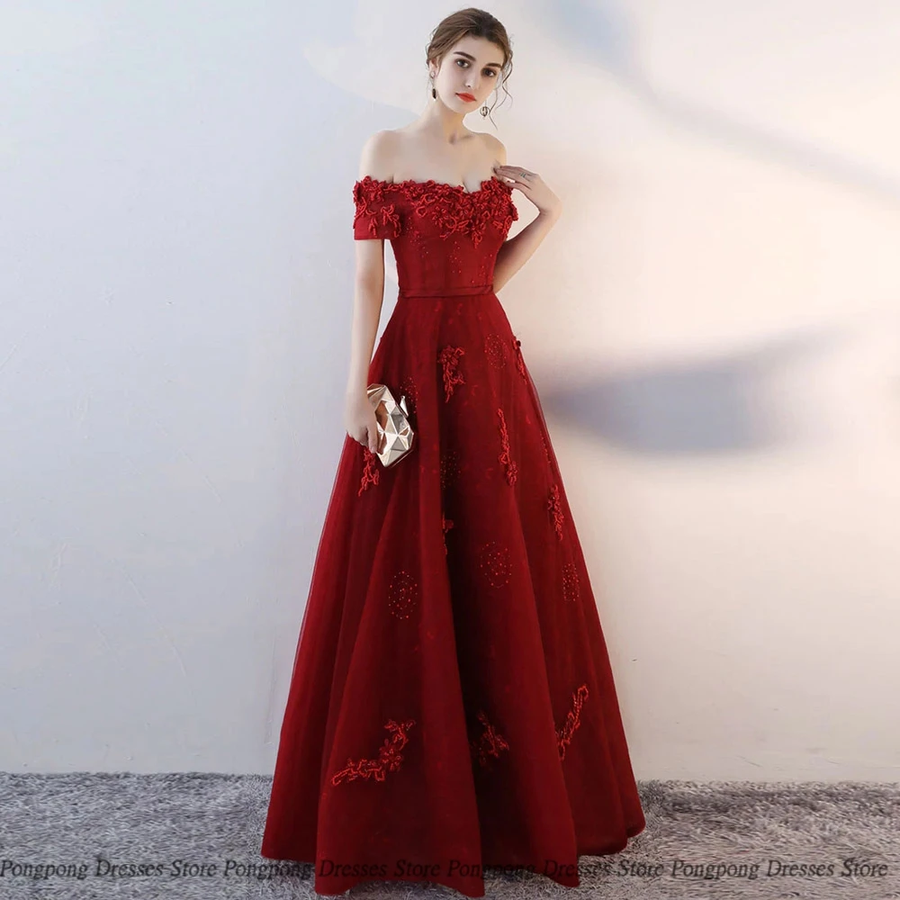 

Red A-line Evening Dresses Applique Strapless V-neck Print Prom Dress for Ladies Party Open Back Glitter Women Dress Vestidos