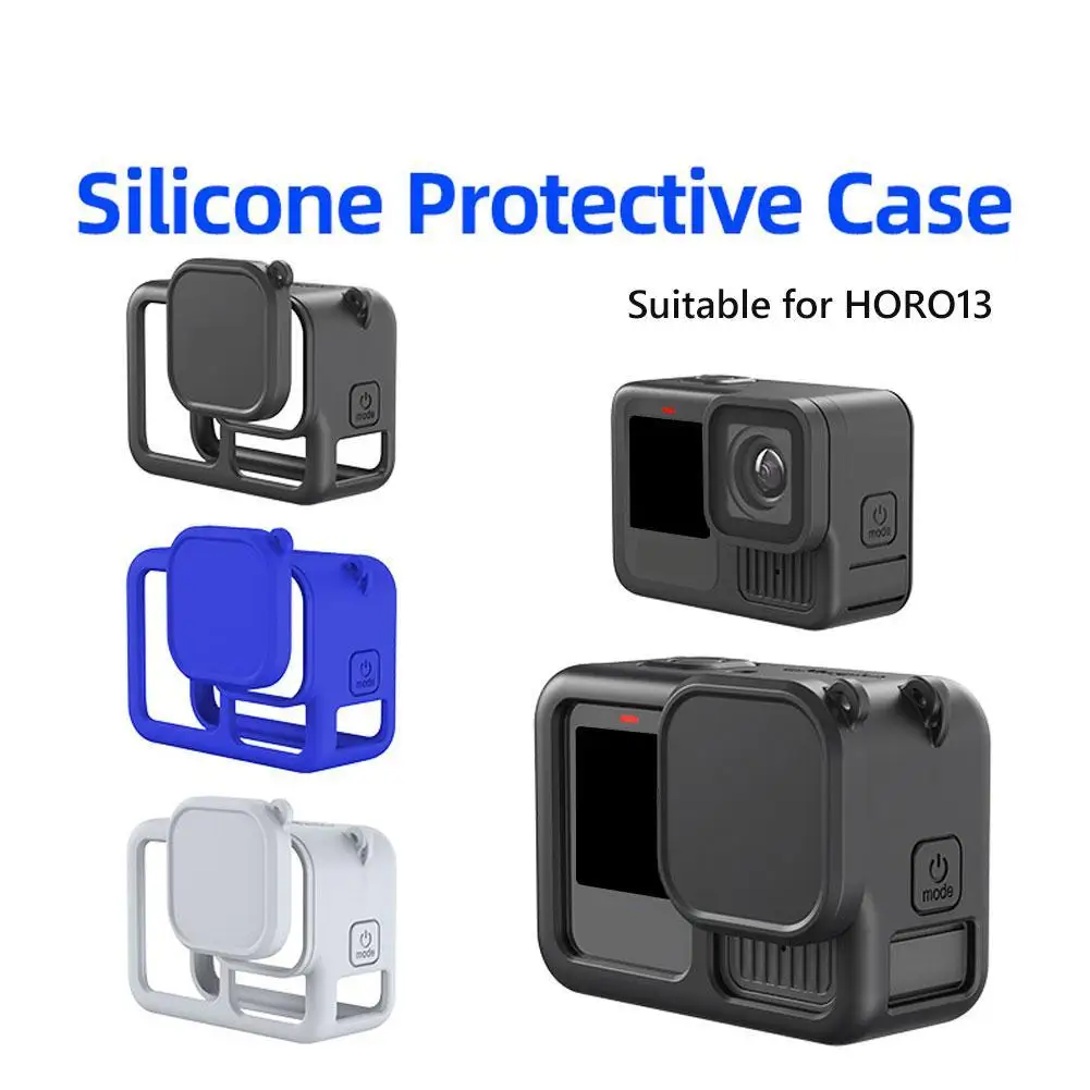 Силиконовый защитный чехол с полным покрытием + Крышка для объектива Gopro Hero 13