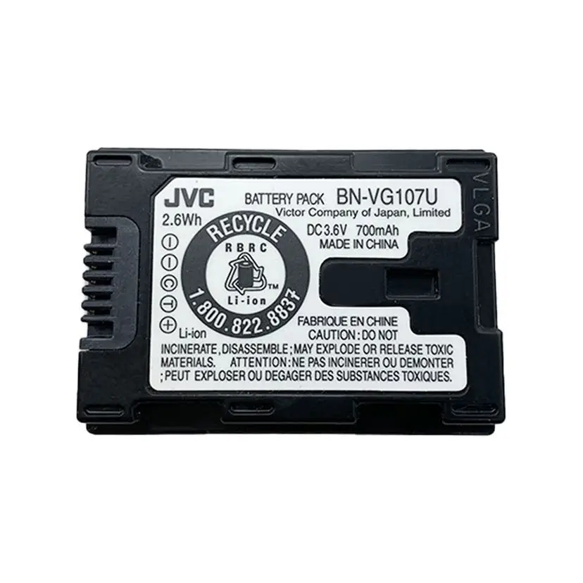 Фото Аккумуляторная батарея для камеры BN-VG107U 3.6V 700mAh 2.6Wh №1