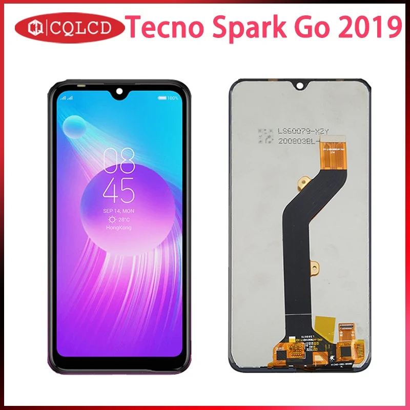 

6,1 дюймов для Tecno Spark Go 2019 KC1 ЖК-дисплей сенсорный экран дигитайзер Замена