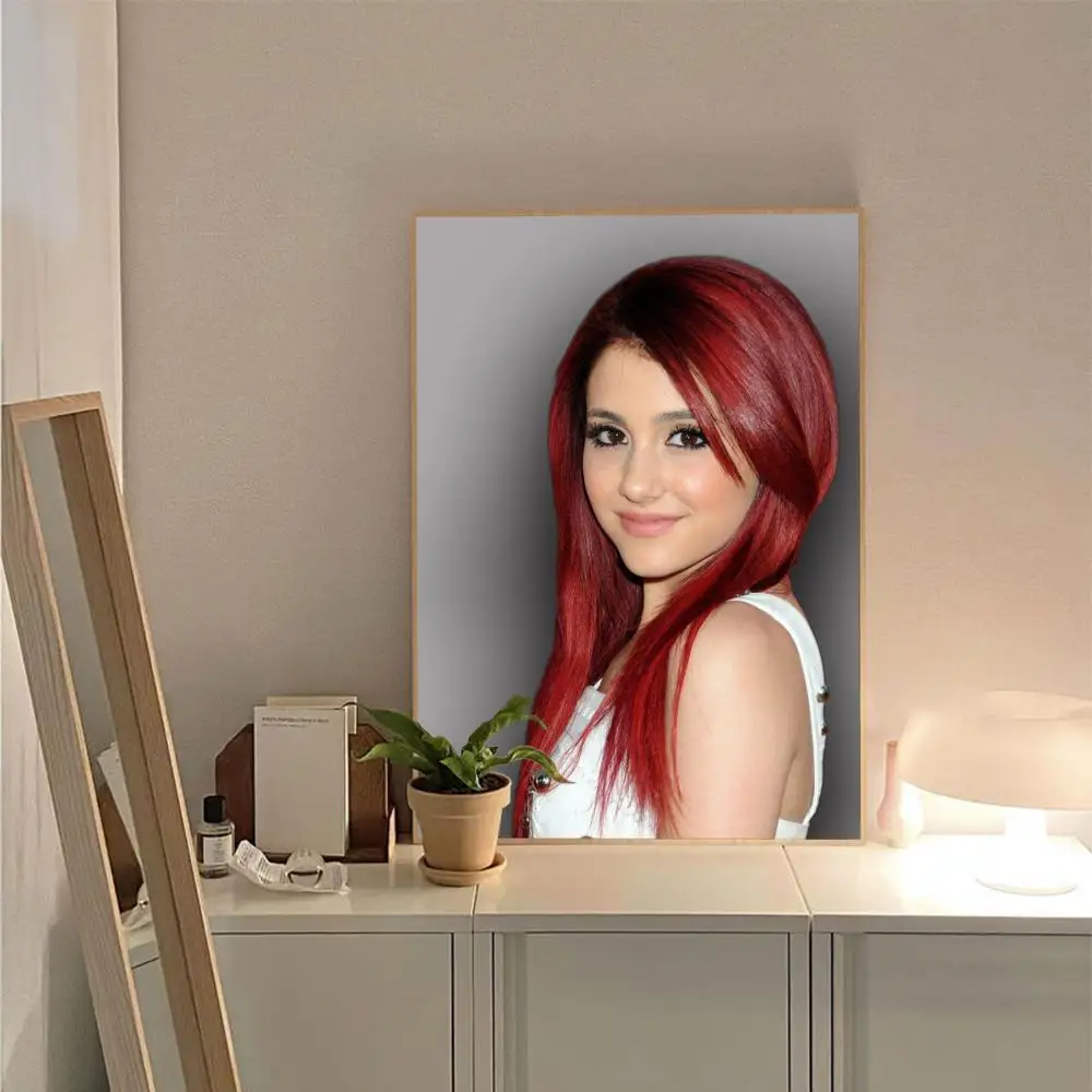 Певица A-Ariana G-Grande постер DIY липкий водостойкая бумажная наклейка кофейня бар