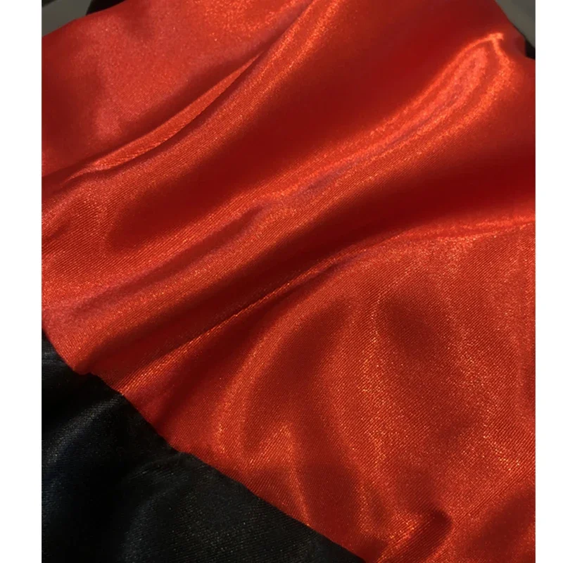 Женская юбка для фламенко красная сценического представления