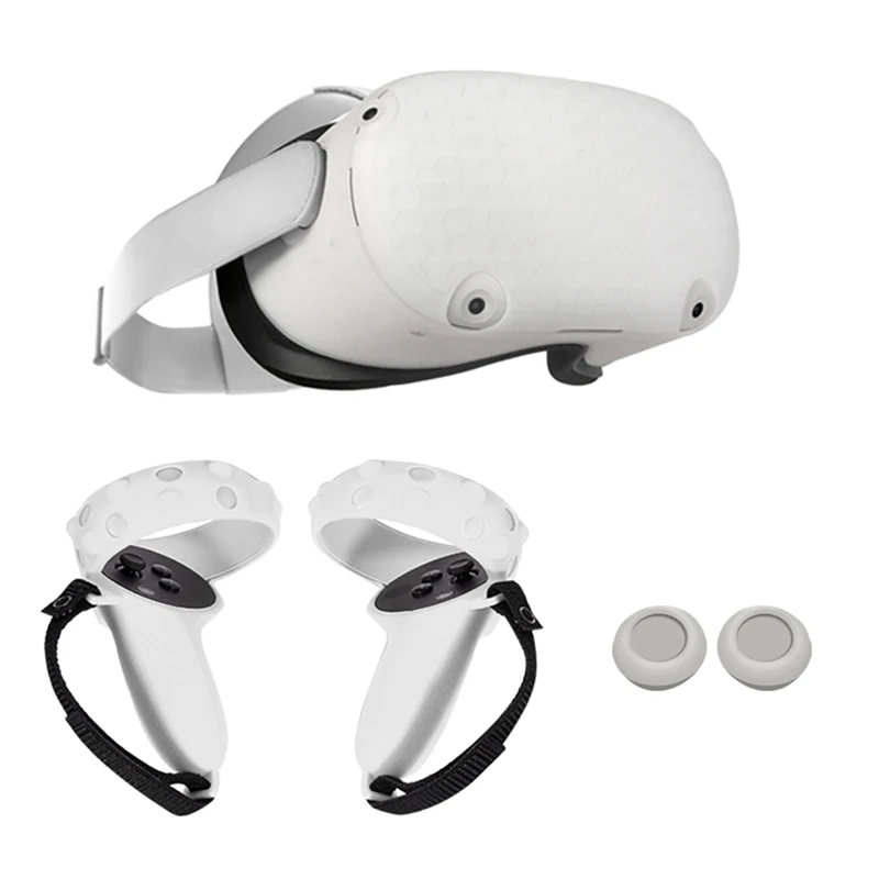 

Новый защитный чехол для Oculus Quest 2 VR Touch Controller Handle Grip, силиконовый чехол с полной защитой