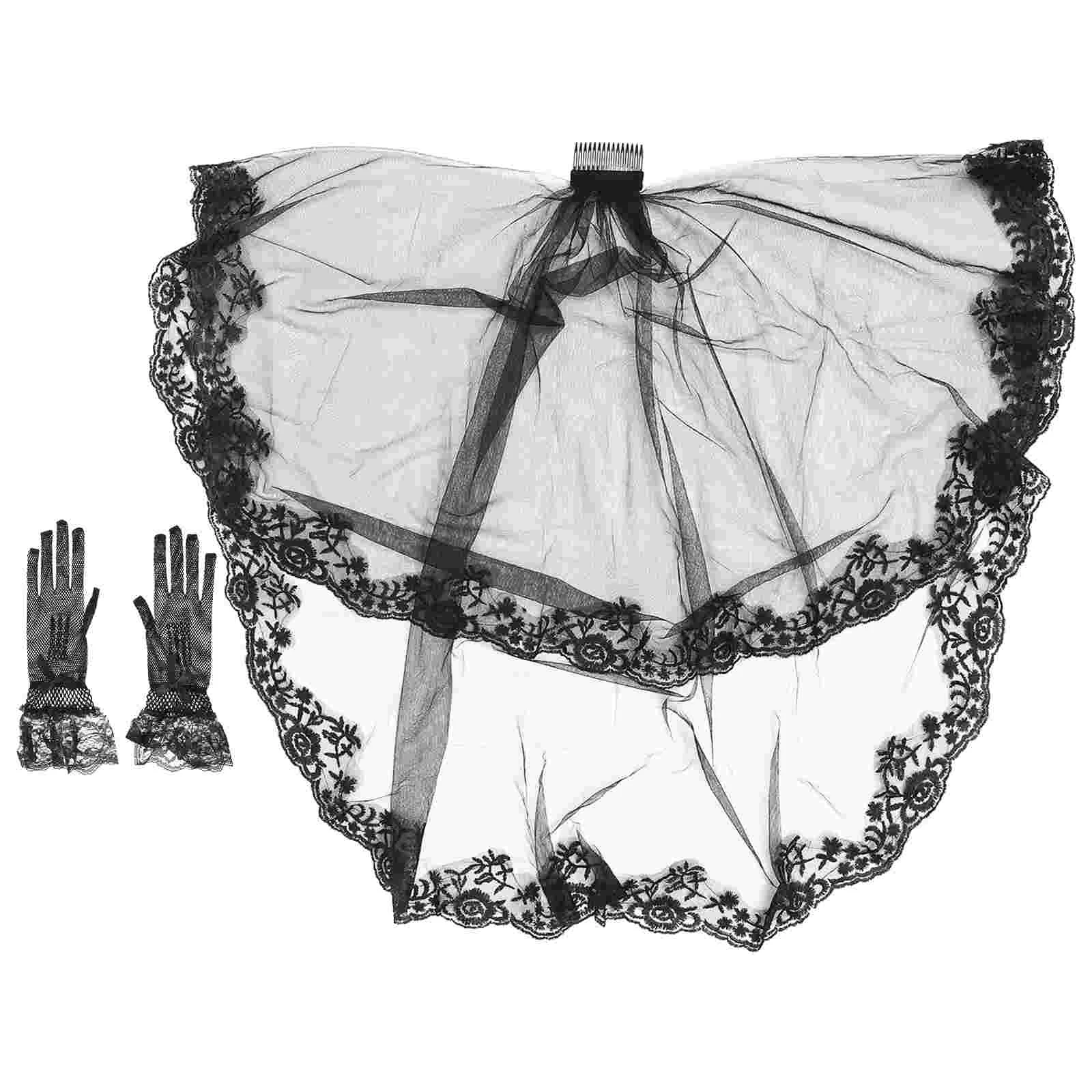 

1 Set Veil Bride Costume Veil for Fancy Dress Cosplay Party Wedding