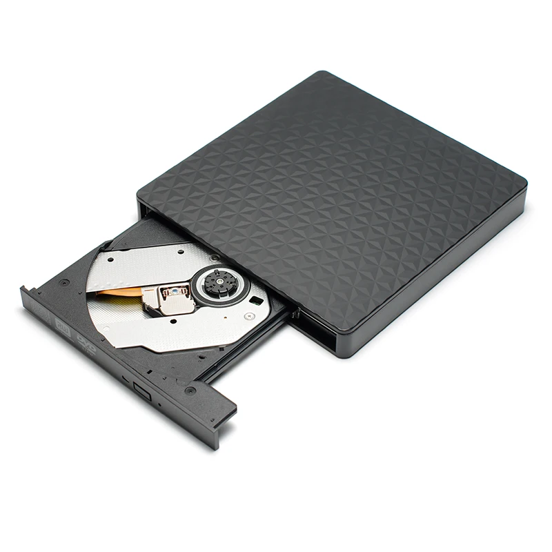 USB Type-C External DVD Reader CD Burner Drive DVD-ROM CD ROM Optical Drive for Mac Laptop Windows PC Tablet CD DVD Player