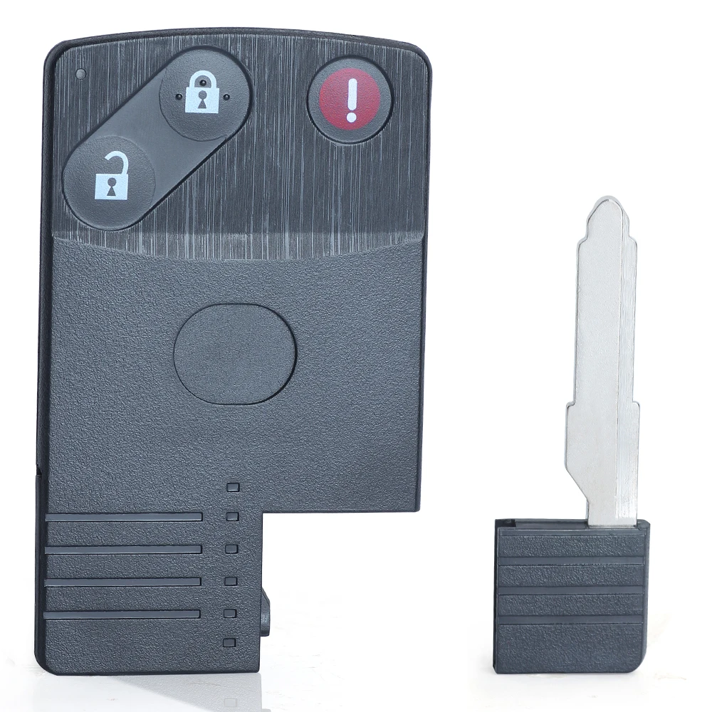 

DIYKEY 2/3/4 кнопки смарт-чехол с дистанционным управлением и брелоком с необрезанным лезвием для Mazda 5 6 8 CX7 CX-9 RX8 Miata MX5 Verisa MPV