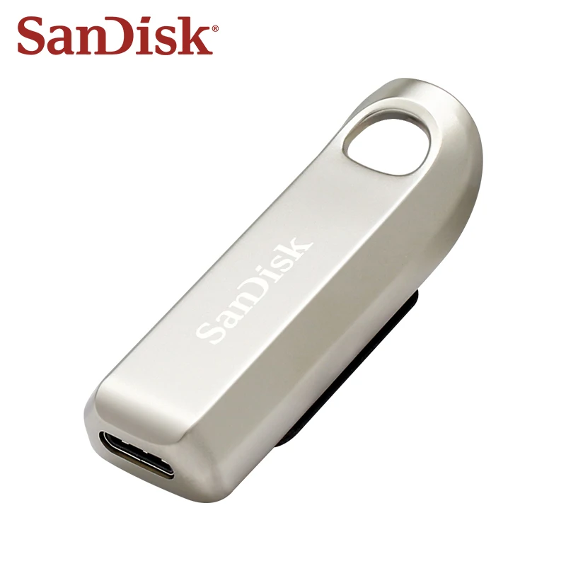 Фото Флеш-накопитель SanDisk Ultra Luxe CZ75 USB3.2 Gen1 Type-C, скорость до 400 МБ/с, металлический корпус, 64 ГБ, 128 ГБ, 256 ГБ, OTG, для телефона и ноутбука №3