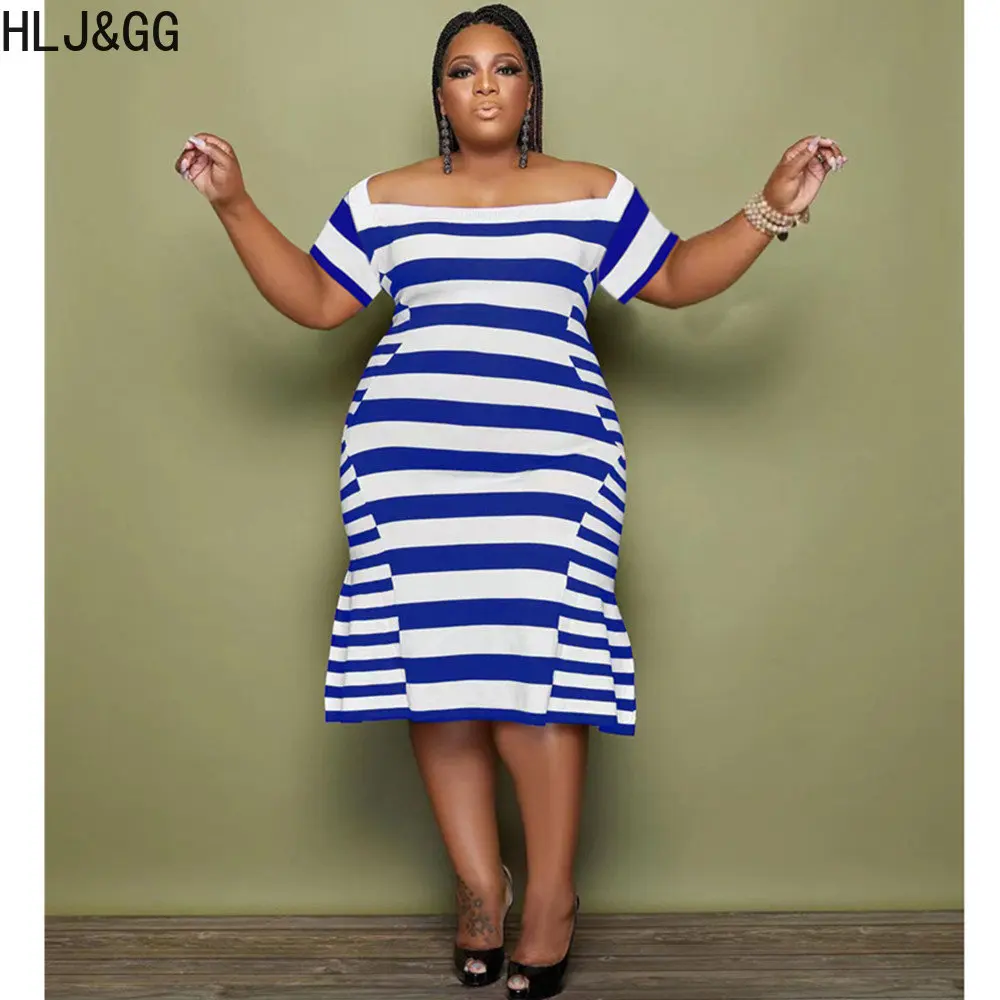 Рисунок 5 - Женское платье в полоску HLJ & GG