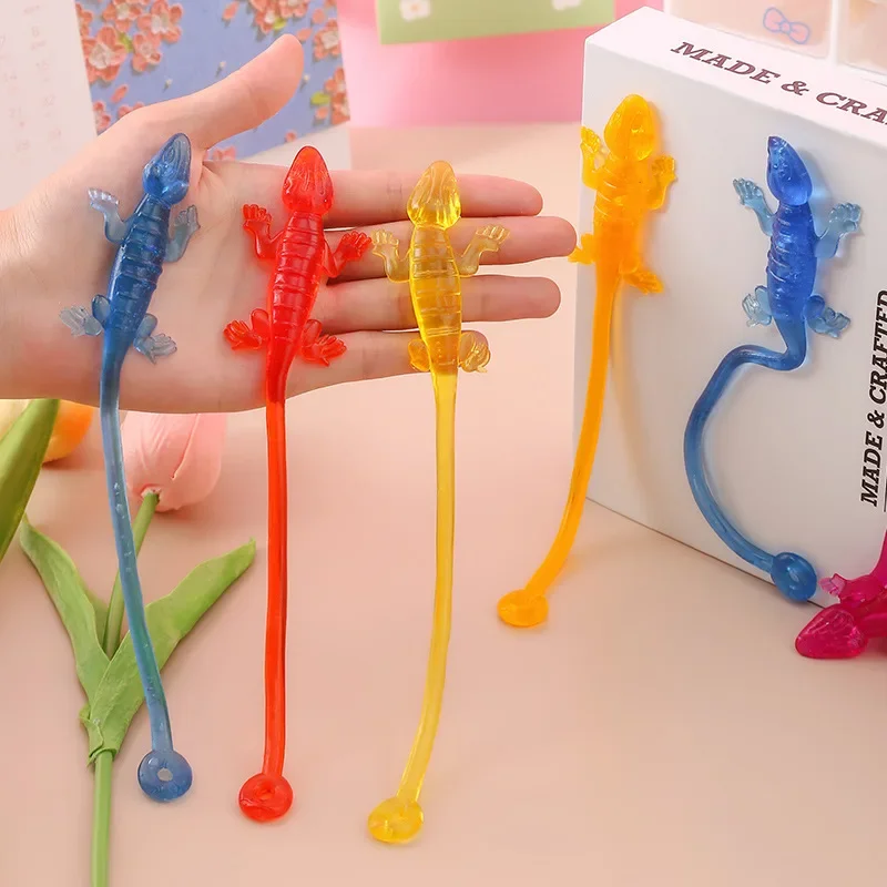 

20 шт. Липкие выдвижные игрушки ящерицы