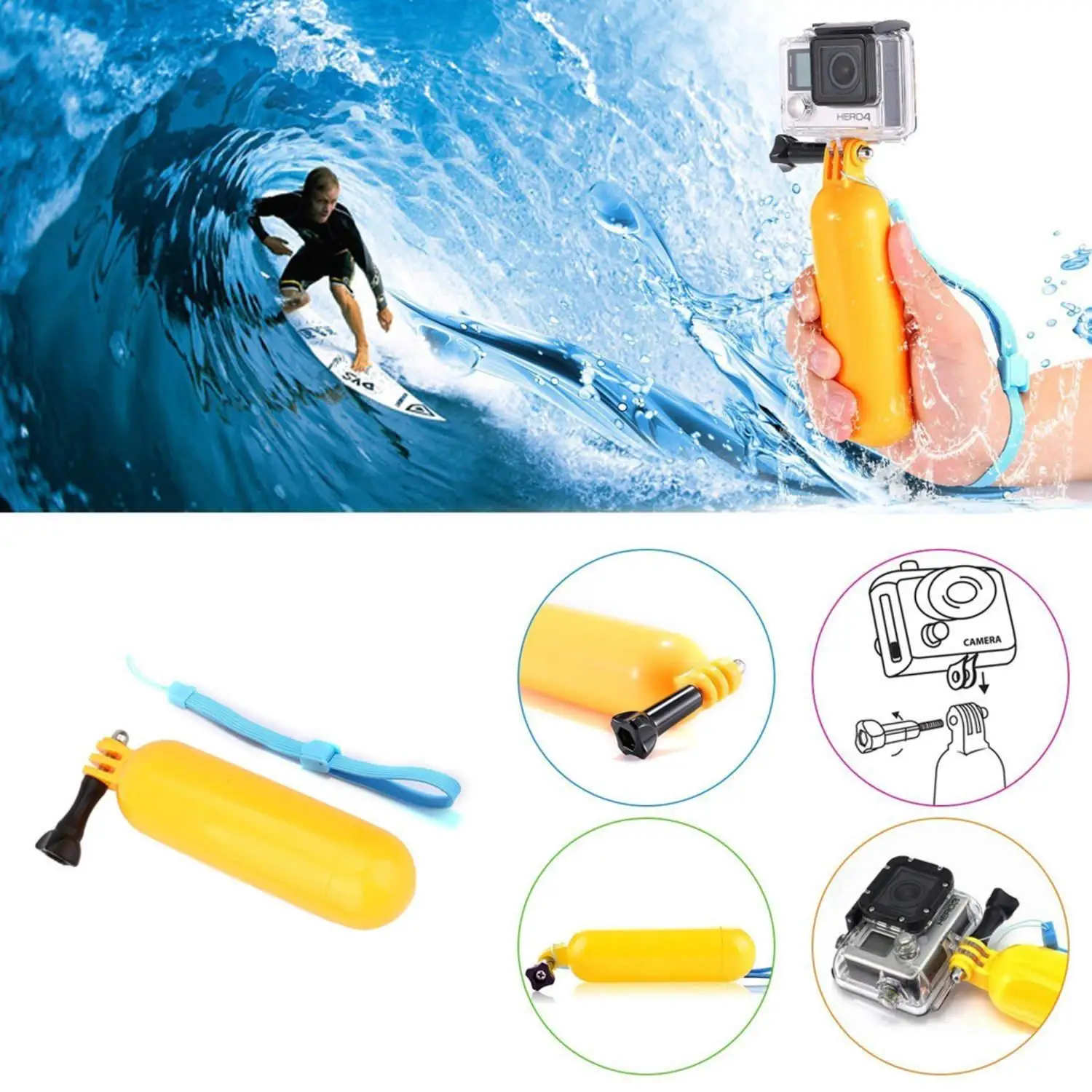 

37 in 1 Action camera accessories Outdoor sports photography and recording supplies ,tripod,Camera buoyancy rod,Car phone holder