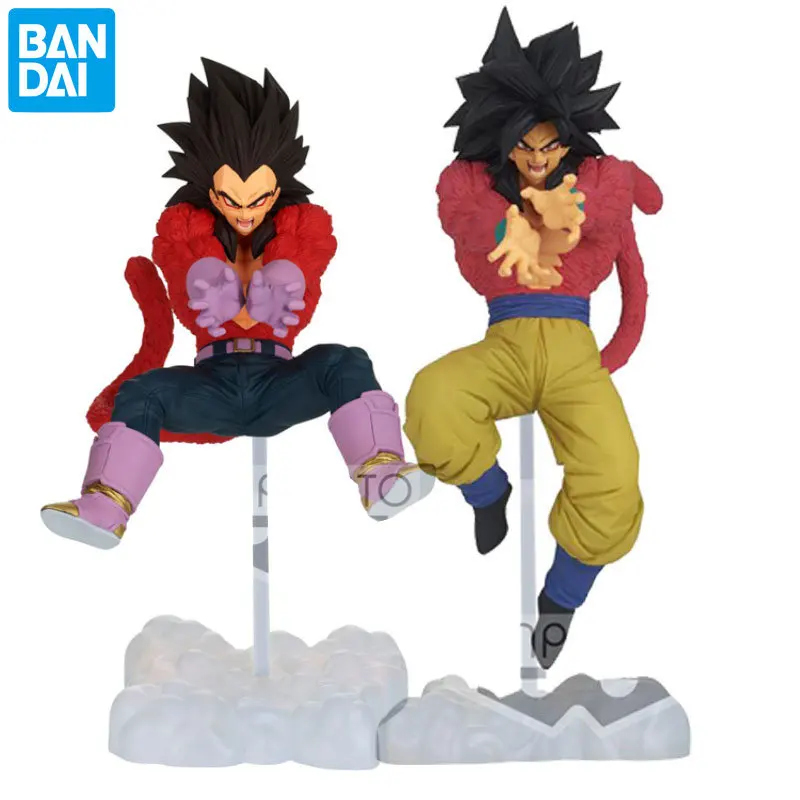 Купи Bandai Dragon Ball GT Super Saiyan 4 Son Goku Vegeta IV TAGFIGHTERS 100% Original Anime Action Figure Toys for Boys Girls Gifts за 2,692 рублей в магазине AliExpress