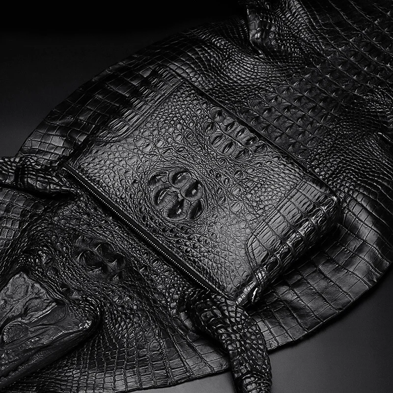 New Design Men Luxury Briefcases Large Capacity Fashion Messenger Bags Genuine Leather Handbag Leisure Underarm Business Bag