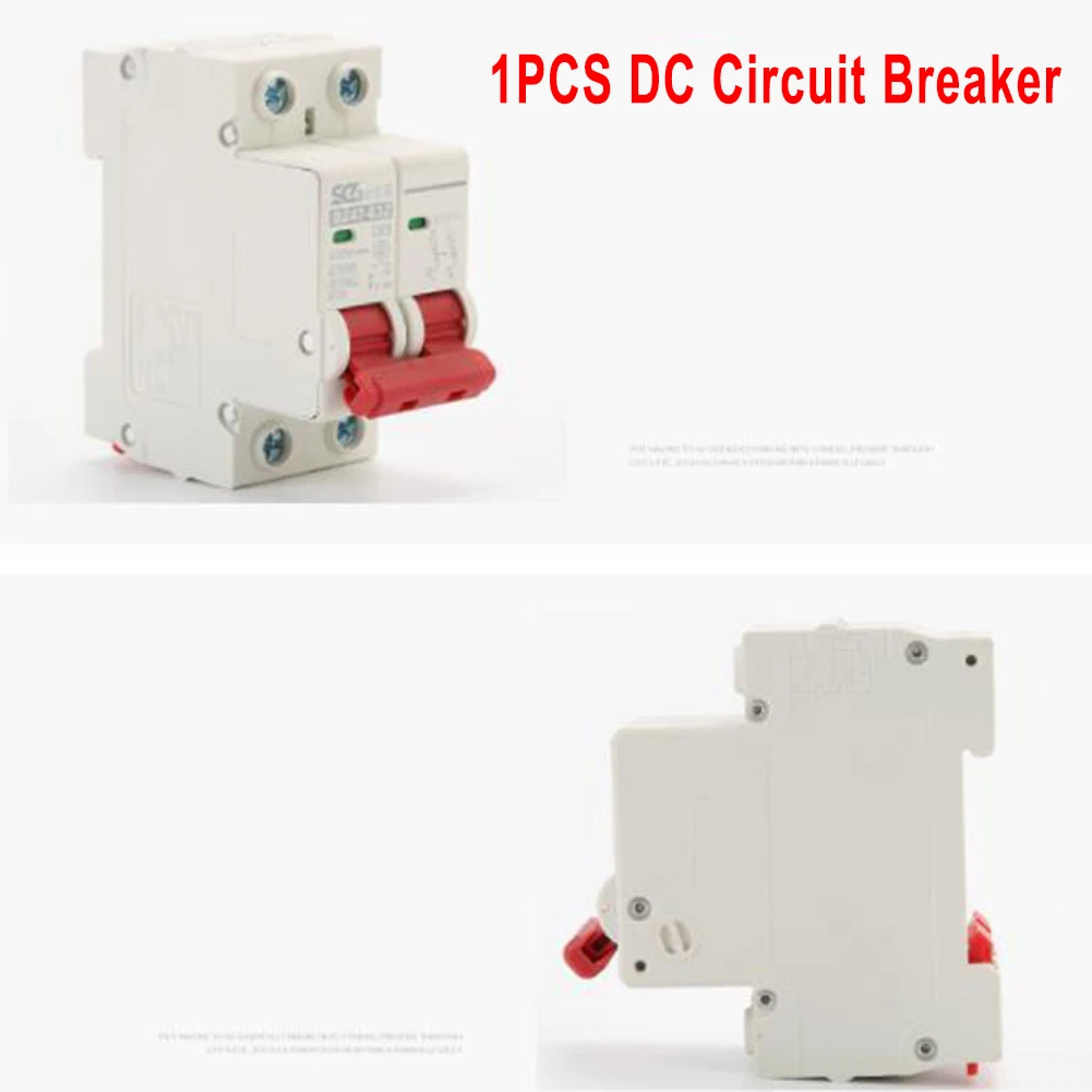 

1PCS DC Circuit Breaker MCB Solar Double Pole Type C 6KA 6/25/40/Amp For A Variety Of Installation Equipment Wiring