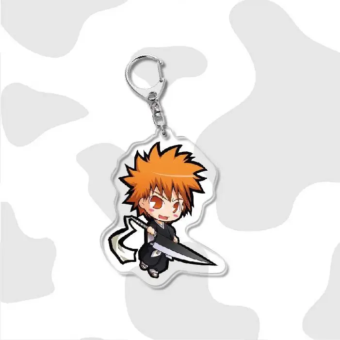 Новинка брелок для ключей из аниме отбеливатель фигурки косплея Aizen Sousuke Ulquiorra Cifer