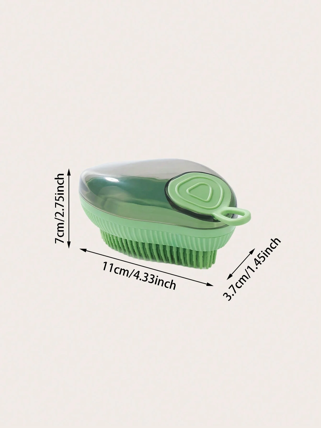 1 шт. щётка для душа с насадкой из манго