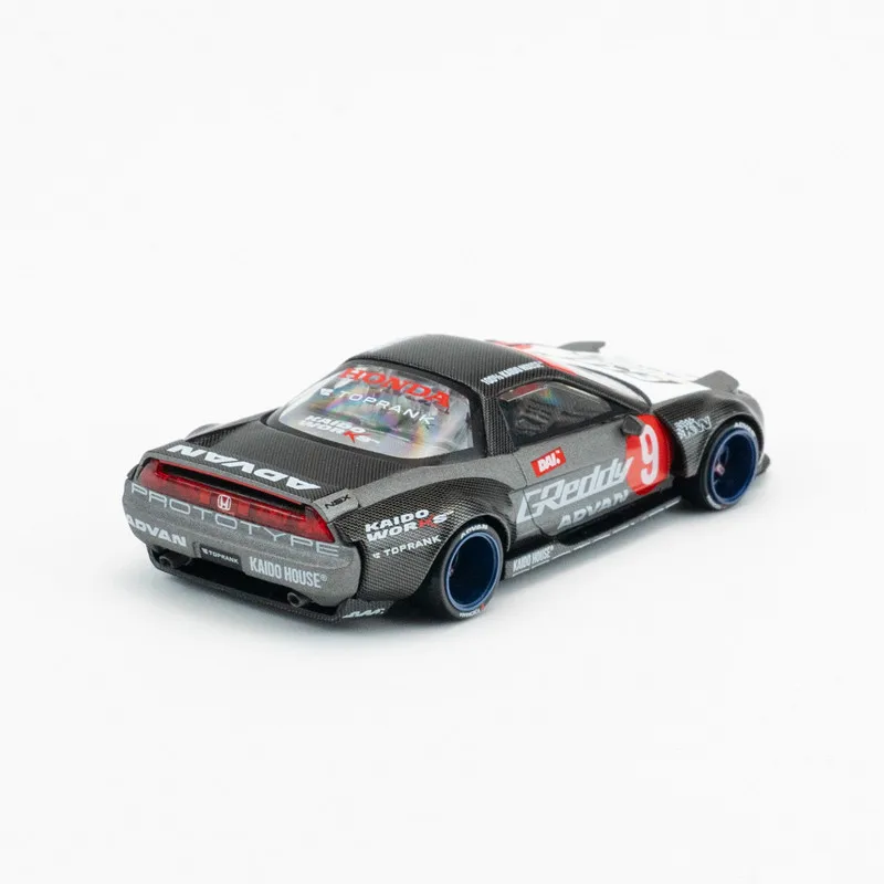 Фото Модель автомобиля Honda NSX Test Car Spec V1 из сплава, масштаб 1:64, Diecast Kaido House MINIGT №5