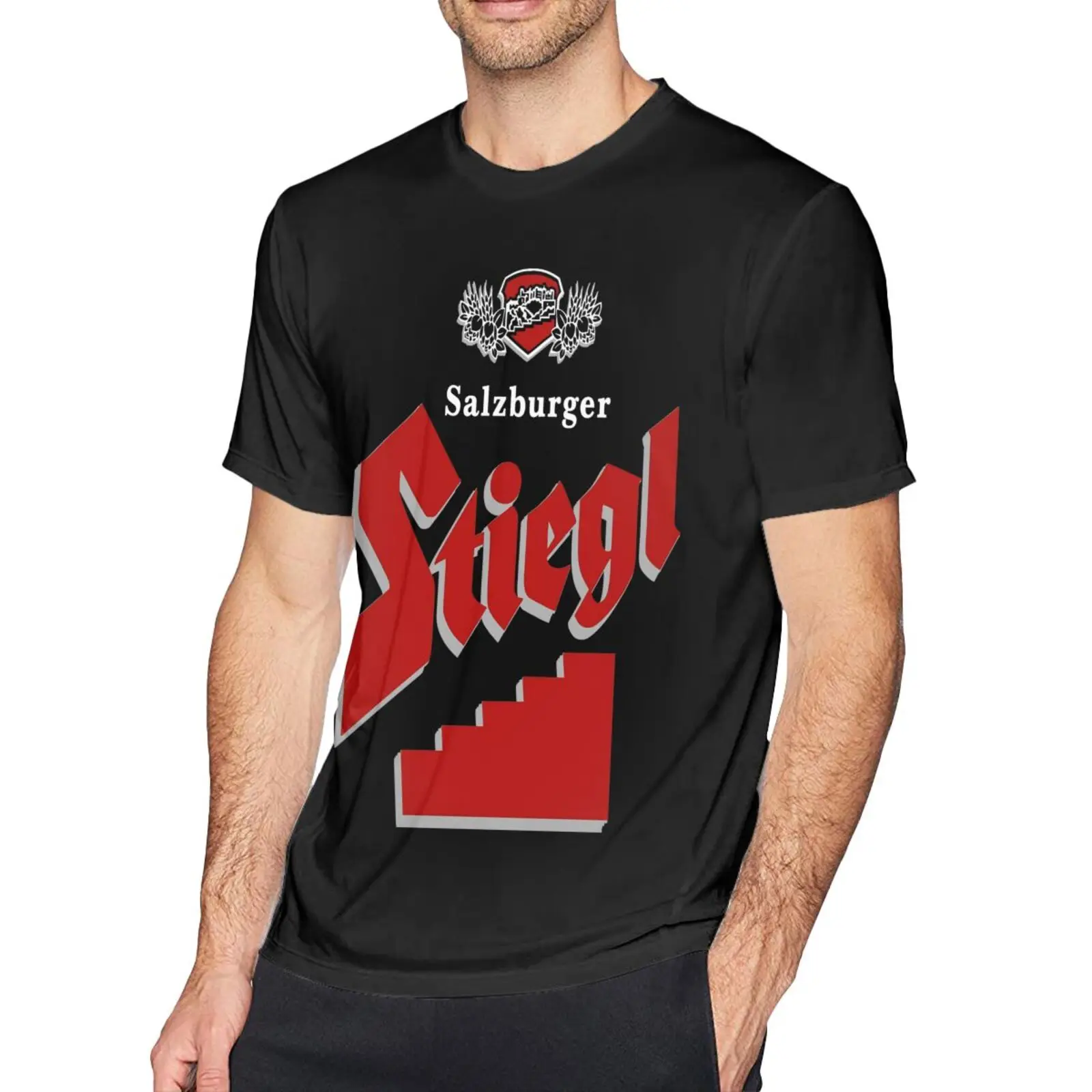 

Футболка Stiegl Bier Beer зальцбургеров, немецкая мужская одежда, мужская парная футболка, Мужская Аниме одежда, Мужская хлопковая футболка