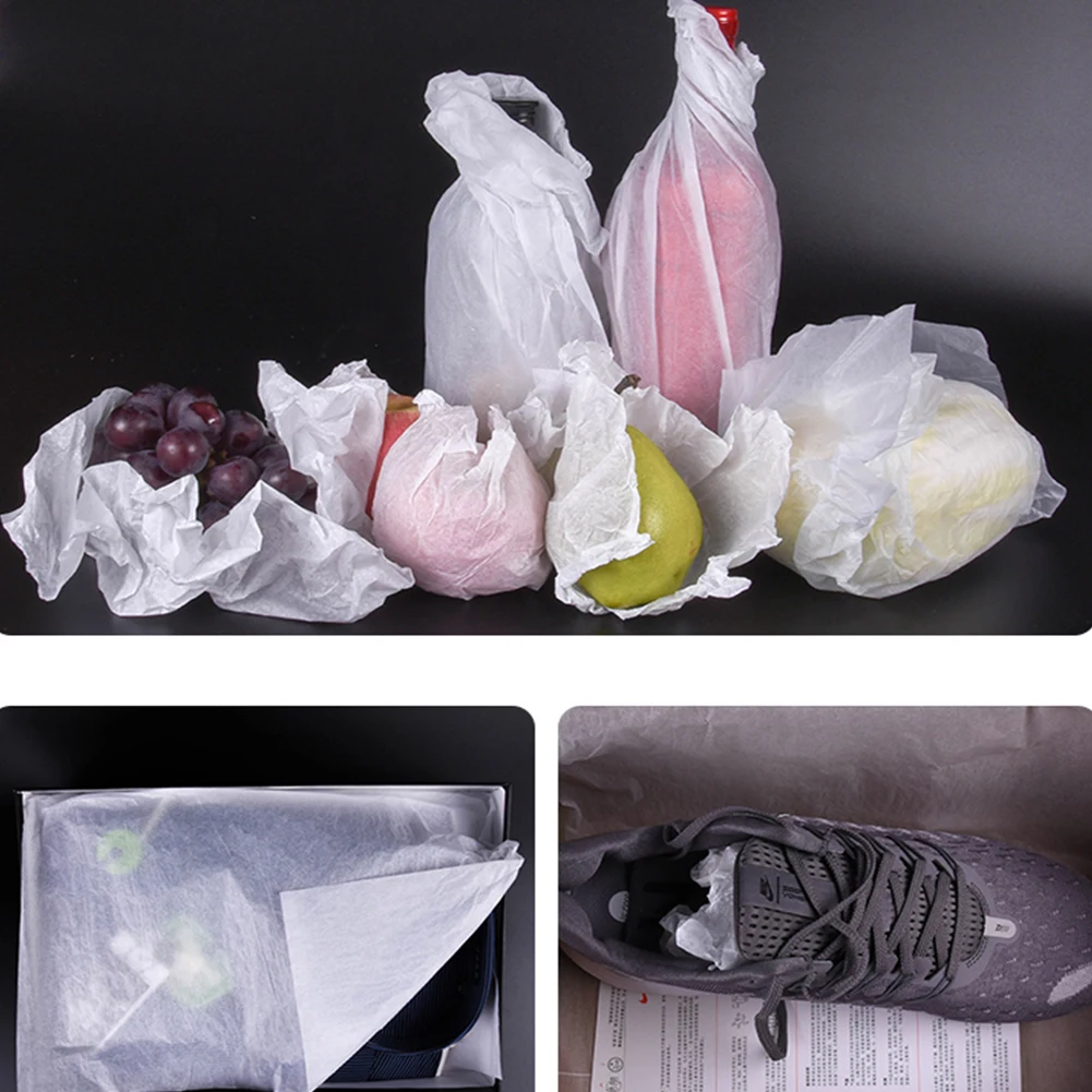 

100Sheets/Pack Liner Tissue Paper For Clothing Shirt Shoes DIY Handmade A4 Translucent Wine Wrapping Papers Gift Packaging