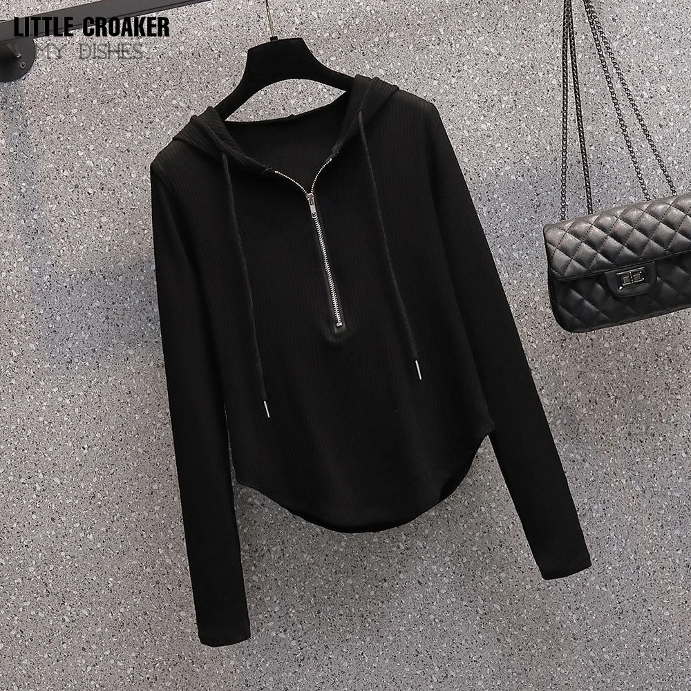 Корейская рубашка в стиле Харадзюку Женский Топ с длинным рукавом и принтом