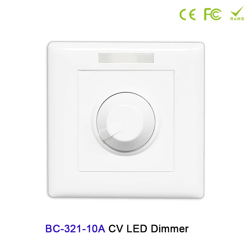 

Constant voltage PWM LED Dimmer DC12V 24V 10A knob style switch suitable to dim hi-power or low-power LED lamps