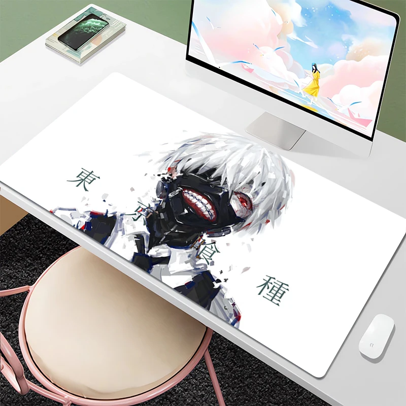 

Tokyo Ghoul Large Mouse Pad Gamer Computer Accessories Gaming Keyboard Rubber Mat Deskmat Mousepad Xxl Table Pads Mausepad Mats