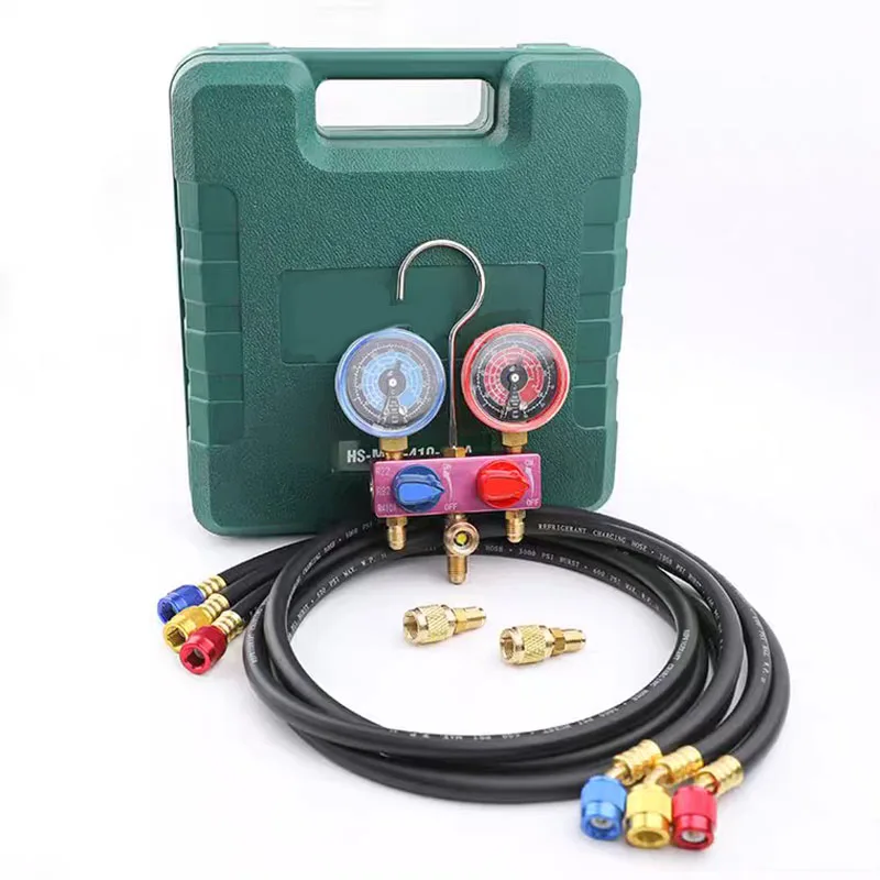 

M02-410-22-A plus liquid double table R22R410 ball valve switch refrigerant table air conditioning plus fluorine table