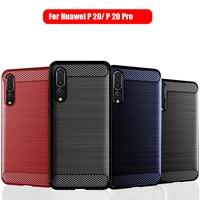 case for huawei p20p20 pro tpu silicone soft case cover black blue red