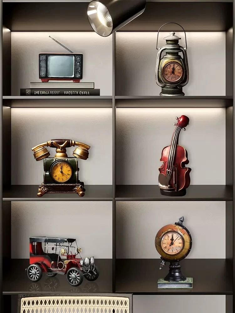 

Vintage Office Desktop Crafts Entrance Living Room Bookcase Home Decoration Small Decorative Items