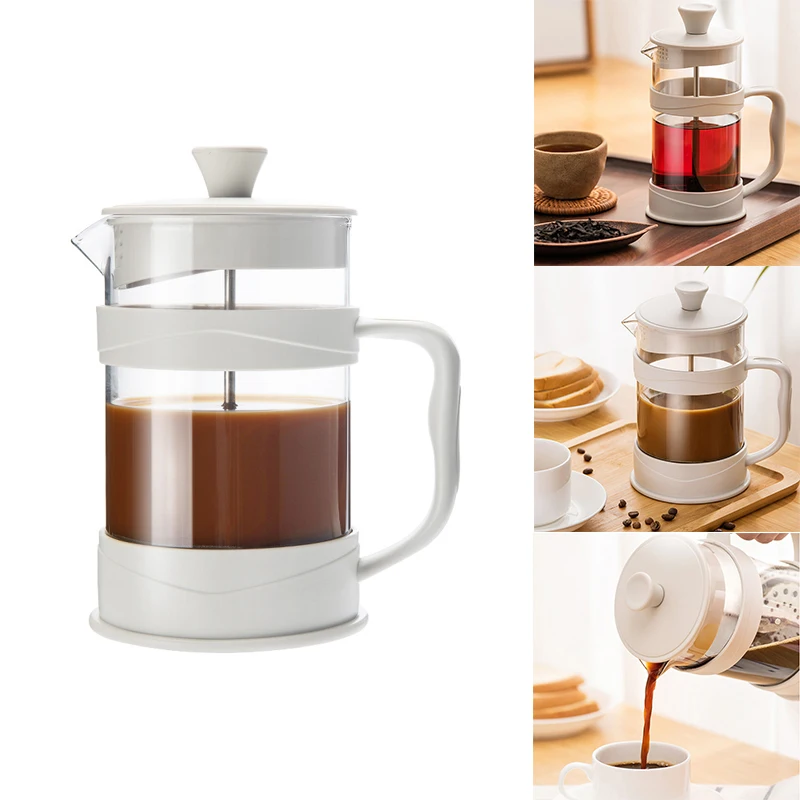 

Френч-пресс для приготовления кофе, прессы для белого кофе, чайники с боросиликатным стеклом, холодный и горячий кофе