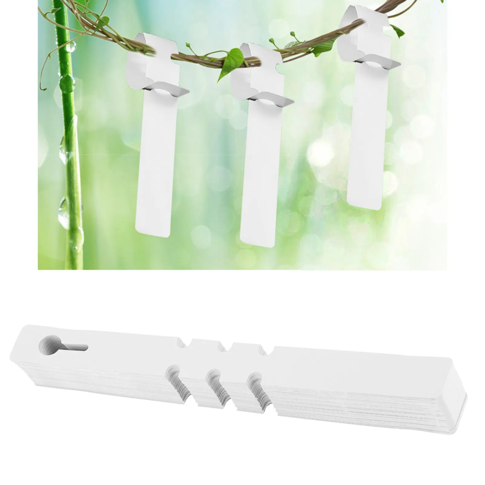 

100pcs Waterproof Plant Markers Plastic Plant Hanging Tags Gardening Plant Marker Label Tools Garden Pots & Planters Supply