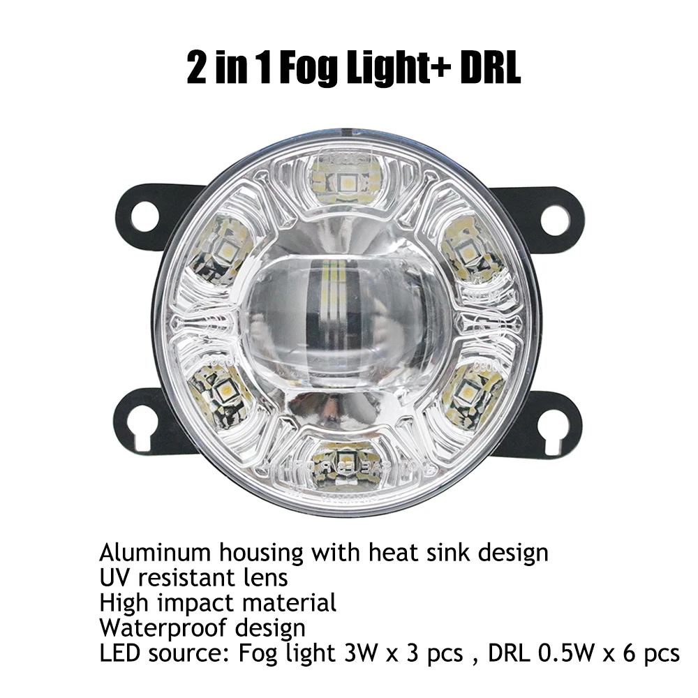 Светодиодные противотуманные фары для Mitsubishi Pajero Shogun V8 _ V9 2008-2016 автомобиля PTF с