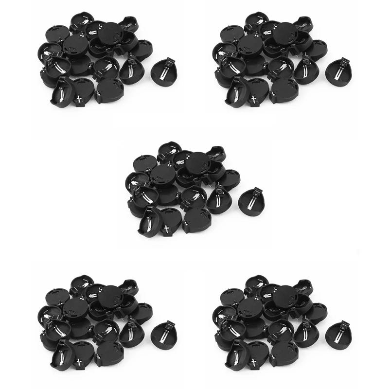 

3V CR2032 CR2025 Button Cell Battery Holder Adapter Black 100 Pieces