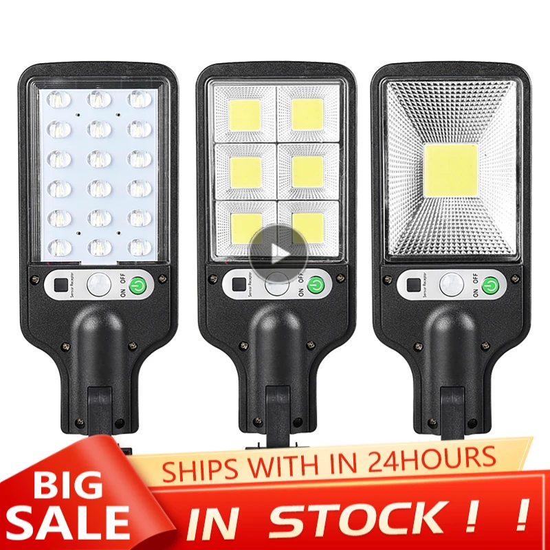 

Solar Street Light Outdoor Wall Lamp Waterproof 3 Modes PIR Motion Sensor Garden Patio Porch Garage Outdoor Security Lighting